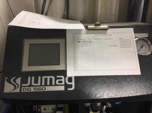 Veit Tunnelfinisher Typ 8656 1+2+3 mit Jumag Dampferzeuger Typ DG560 mit Wasseraufbereitungsanlage – gebraucht -: – Bild 13