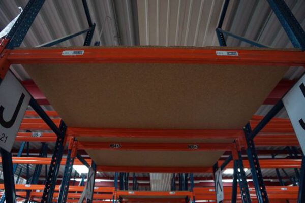 Palettenregal, Jungheinrich Hubertus, max. 1.232  Palettenstellplätze, Rahmenhöhen ca. 4,50m bis 5m, mind. 600kg pro Palette – gebraucht - : – Bild 13