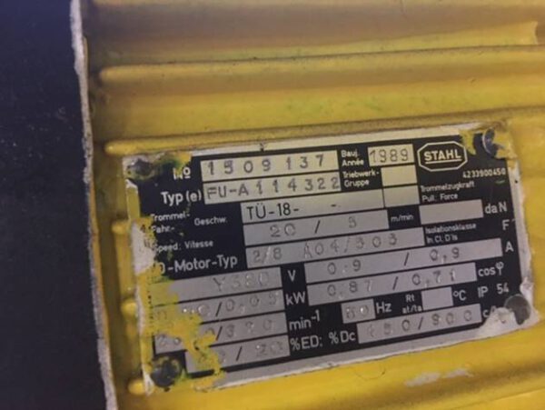 2 to. Deckenbrückenkran mit eigenem Stützen, Stahl, Breite 7m – gebraucht – : – Bild 2