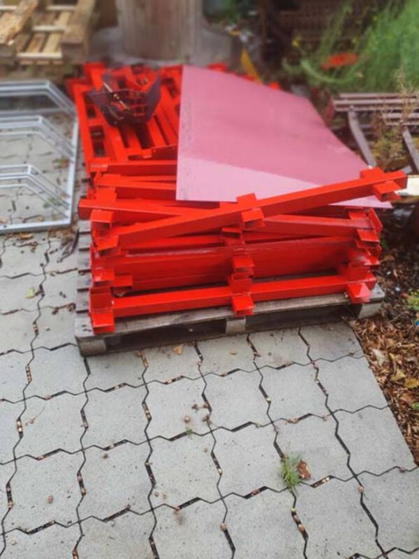 Systembau-Lagerbühne, ca. 350m2 mit Spanplatten, 500kg/m2 – gebraucht - : – Bild 13