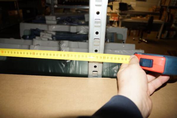 21 Felder Weitspannregale, Höhe 2,50m, mit Spanplatten 1m x 2,24m – gebraucht - : – Bild 3