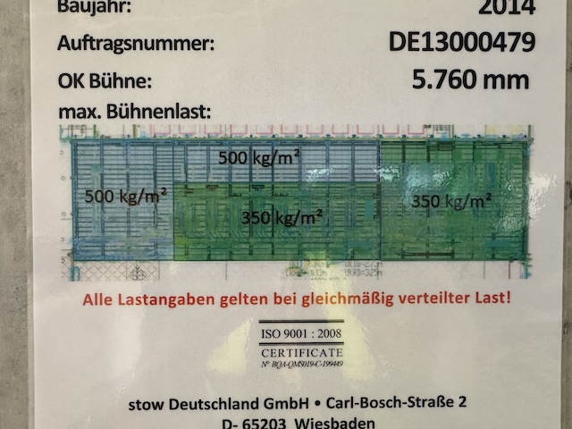 1.200m2 Lagerbühne / Mezzanine, Traglast 500kg/m2, - gebraucht - : lagertechnik 1.200m2 Lagerbühne / Mezzanine, Traglast 500kg/m2, - gebraucht - : – Bild 14