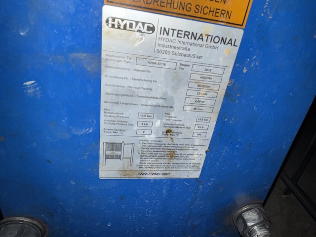 4 – 5 Stück gedichteter Plattenwärmetauscher, Hydac, H28A-ST16 – gebraucht - : lagertechnik 4 – 5 Stück gedichteter Plattenwärmetauscher, Hydac, H28A-ST16 – gebraucht - : – Bild 4