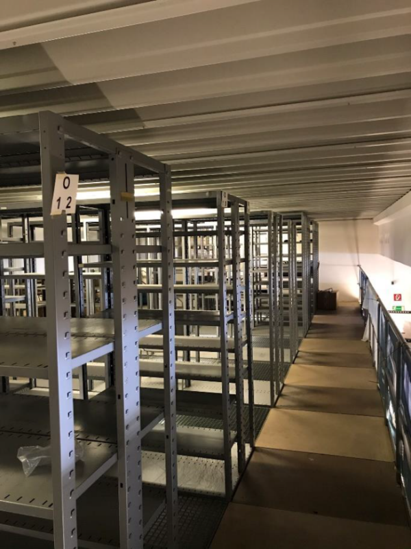 Fachbodenregalanlage, SSI Schäfer Regalanlage R 4000, 2 Ebenen – gebraucht - : – Bild 14