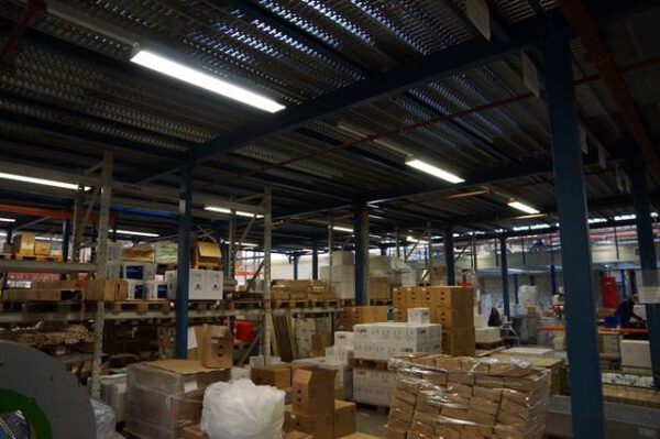Stahlbau-Lagerbühne, ca. 480m2 mit Gitterrosten – gebraucht - : – Bild 14