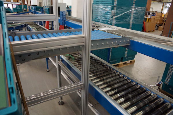 Komplette Fördertechnikanlage, ca. 200m, Rollenbreite 40 und 60cm - gebraucht - : – Bild 14