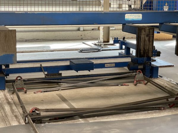 automatischer Blechlagerturm, Stopa, Einzel bzw. Doppelturm, für Bleche max. 1,50m x 3m, 3 To. Kassette, 49 Lagerplätze – gebraucht - : – Bild 14