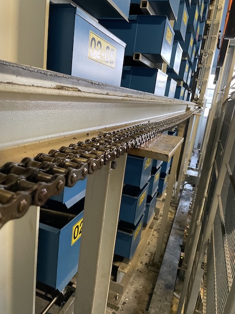 Langgutlagersystem für 6,50m Langgut, Kasto, 177 Fächer, 1,2 to. – gebraucht - : lagertechnik