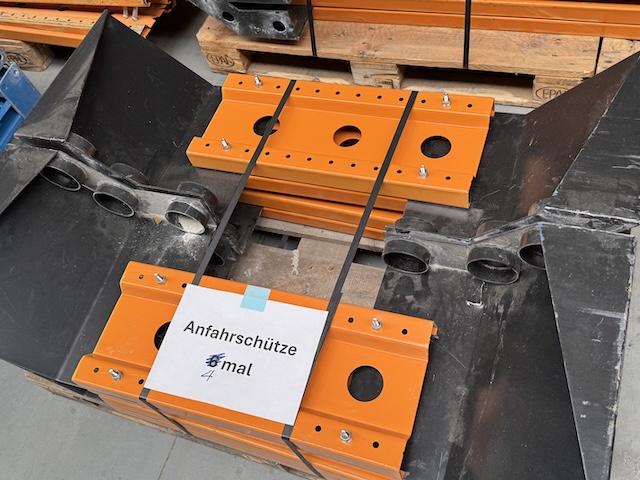 134 Stück, Flankenschutz / Rahmenschutz / Anfahrschutz / Leitplanke für Palettenregale, Einzelreien und Doppelreihen, Nedcon - gebraucht - : lagertechnik 134 Stück, Flankenschutz / Rahmenschutz / Anfahrschutz / Leitplanke für Palettenregale, Einzelreien und Doppelreihen, Nedcon - gebraucht - : – Bild 4