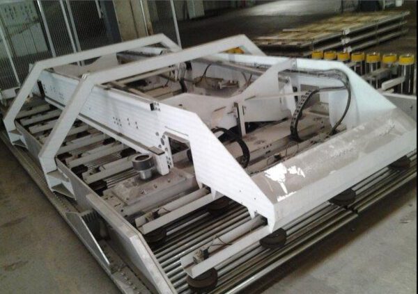 CNC Blech Hochregallager, FMG,  zur vollautomatischen Bestückung von 2 Laser Maschinen - gebraucht - : – Bild 14