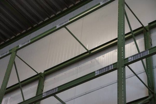 Palettenregal, max. 183 Stellplätze, ca. 7,70 bis 8,66m hoch – gebraucht - : lagertechnik