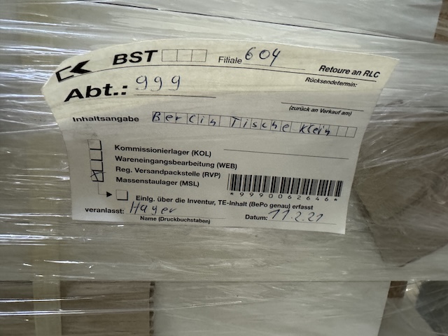 Präsentiertische wie aus Kaufhäusern (Karstadt) etc. bekannt, rollbar – Neu - lagertechnik Präsentiertische wie aus Kaufhäusern (Karstadt) etc. bekannt, rollbar – Neu - – Bild 15