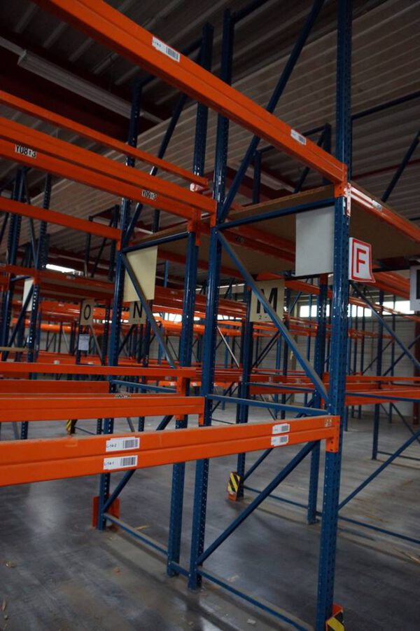 Palettenregal, Jungheinrich Hubertus, max. 1.232  Palettenstellplätze, Rahmenhöhen ca. 4,50m bis 5m, mind. 600kg pro Palette – gebraucht - : – Bild 15