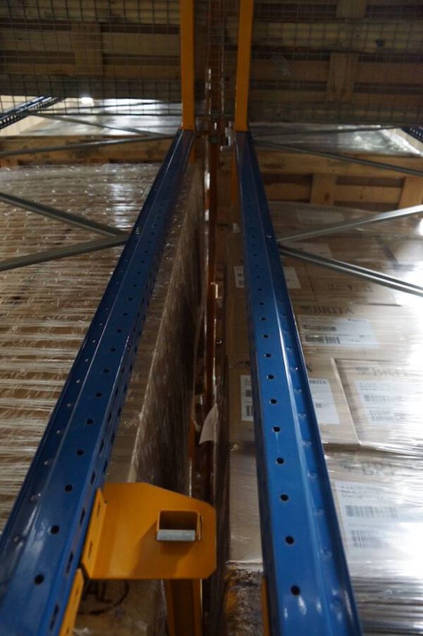 Palettenregal, Jungheinrich MP, ca. 4.000 Stellplätze, ca. 7 bis 8m hoch, 750kg / Palette – gebraucht - : – Bild 16