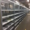 Fachbodenregale, Meta Clip, 1,30m x 0,60m, 2,20 und 2,50m Höhe, ca. 2.500 Felder – gebraucht - :