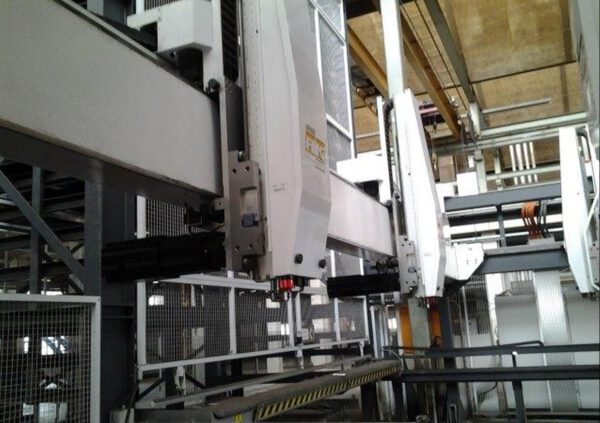 CNC Blech Hochregallager, FMG,  zur vollautomatischen Bestückung von 2 Laser Maschinen - gebraucht - : – Bild 15