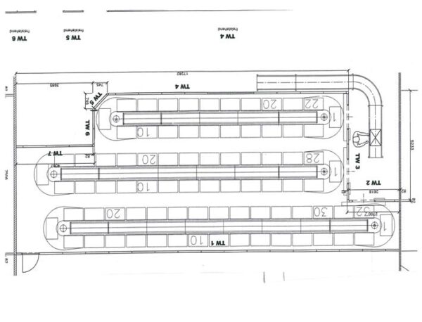 HoKa (Horizontalkarussell), ca. 1.260 Fachböden, 100kg pro Boden, DEXION - HORIZONTAL - KARUSSELL – gebraucht - : – Bild 14