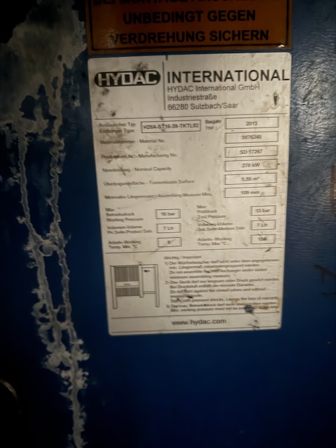 4 – 5 Stück gedichteter Plattenwärmetauscher, Hydac, H28A-ST16 – gebraucht - : lagertechnik 4 – 5 Stück gedichteter Plattenwärmetauscher, Hydac, H28A-ST16 – gebraucht - : – Bild 2