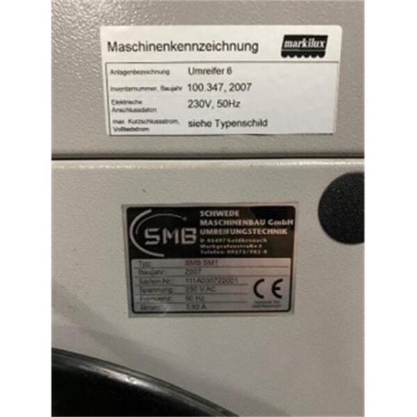 3 x Umreifungsmaschine, Kartonumreifer, SMB - gebraucht - : lagertechnik