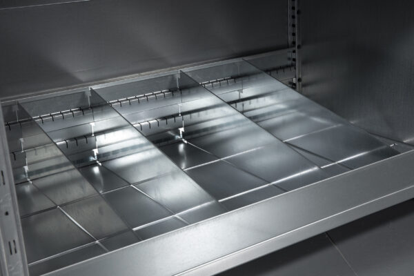 Fachbodenregale, Stecksystem, Hersteller dalminels, 1,30m x 0,60m (andere Maße erhältlich), Rahmenhöhe 2,20m (andere Höhen erhältlich) – Neuware - : – Bild 16