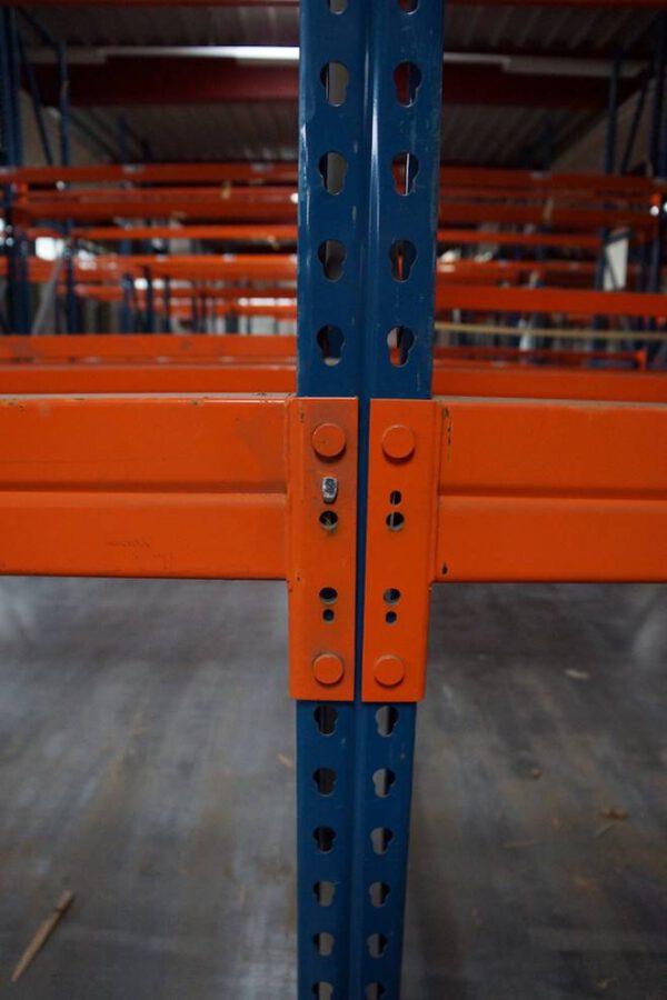 Palettenregal, Jungheinrich Hubertus, max. 1.232  Palettenstellplätze, Rahmenhöhen ca. 4,50m bis 5m, mind. 600kg pro Palette – gebraucht - : – Bild 16