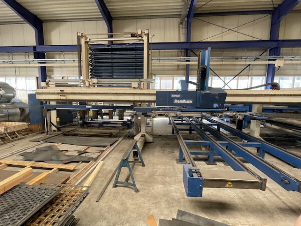automatischer Blechlagerturm, Stopa, Einzel bzw. Doppelturm, für Bleche max. 1,50m x 3m, 3 To. Kassette, 49 Lagerplätze – gebraucht - : – Bild 16