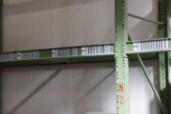 Palettenregal, max. 183 Stellplätze, ca. 7,70 bis 8,66m hoch – gebraucht - : lagertechnik
