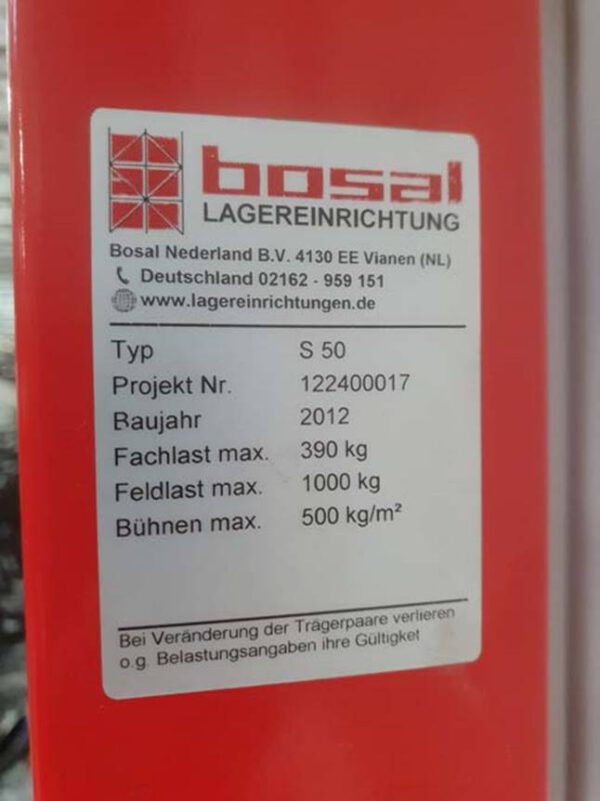 Systembau-Lagerbühne, ca. 350m2 mit Spanplatten, 500kg/m2 – gebraucht - : – Bild 16