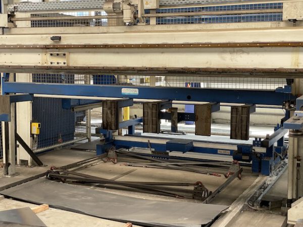 automatischer Blechlagerturm, Stopa, Einzel bzw. Doppelturm, für Bleche max. 1,50m x 3m, 3 To. Kassette, 49 Lagerplätze – gebraucht - : – Bild 17