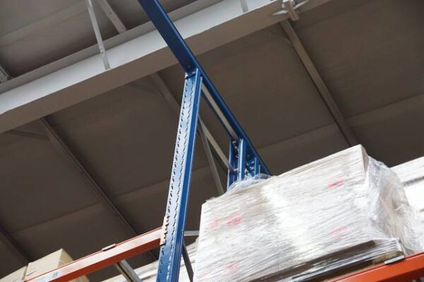 Palettenregal mit Quereinlagerung, SLP, bis zu 4.300 Stellplätze, 1.000kg / Palette, 7,50m hoch, mit Tiefenstegen– gebraucht - : – Bild 16
