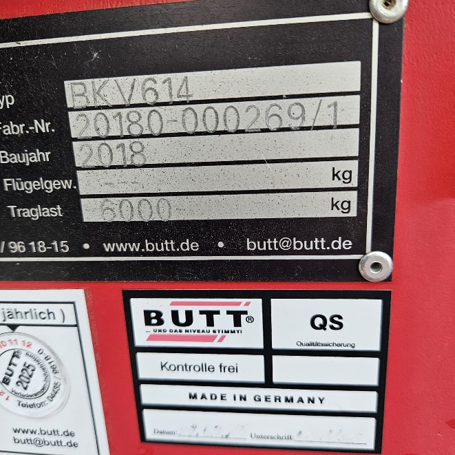 Verladerampen, Butt, BKV 614, 6 to. nicht rollbar, – gebraucht - : lagertechnik Verladerampen, Butt, BKV 614, 6 to. nicht rollbar, – gebraucht - : – Bild 12