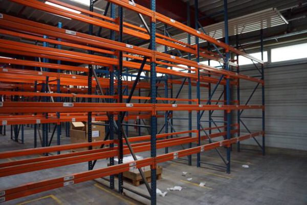 Palettenregal, Jungheinrich Hubertus, max. 1.232  Palettenstellplätze, Rahmenhöhen ca. 4,50m bis 5m, mind. 600kg pro Palette – gebraucht - : – Bild 18