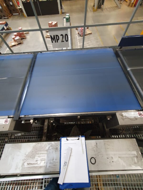 Große Fördertechnikanlage ca. 700m Fördertechnik, inkl. Schuhsorter, Ambaflex Höhenförderer, Packplätzen, Waagen, Scanner, Ersatzteilpaket, Scherenrollenbahnen, etc. - gebraucht - : – Bild 69