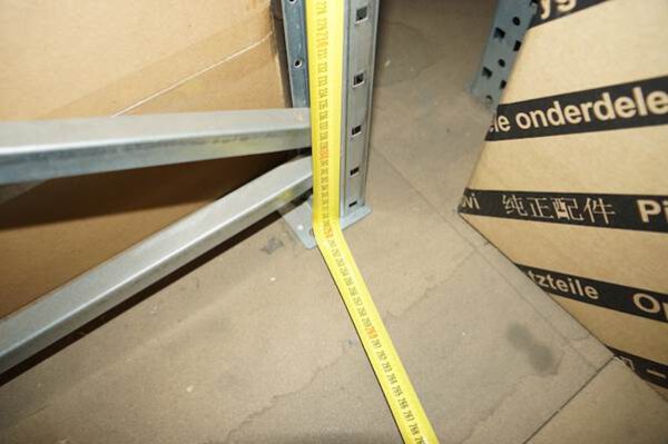 21 Felder Weitspannregale, Höhe 2,50m, mit Spanplatten 1m x 2,24m – gebraucht - : – Bild 7