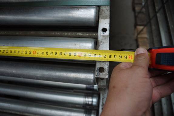 Rollenbahnen, 50 und 58cm breit,  – gebraucht - : lagertechnik