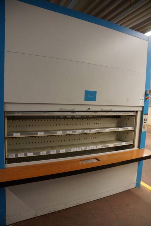 9 Stück Lagerpaternoster, Hänel und Kardex, Höhe zwischen ca. 2,42m und ca. 2,92m, Traglast 80 bis 140kg / Gondel – gebraucht -: – Bild 19