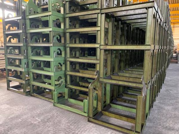 1.350 Stück Stapeljoche, Innenbreite 86,5cm, Innenhöhe 29,5cm bzw. 67,5cm, 3 To – gebraucht - : – Bild 19