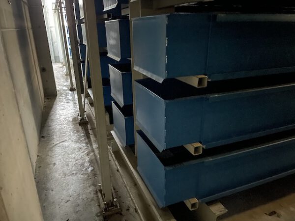Langgutlagersystem für 6,50m Langgut, Kasto, 177 Fächer, 1,2 to. – gebraucht - : lagertechnik