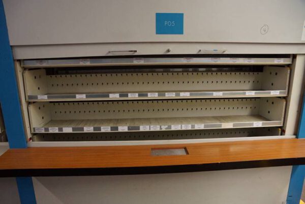 9 Stück Lagerpaternoster, Hänel und Kardex, Höhe zwischen ca. 2,42m und ca. 2,92m, Traglast 80 bis 140kg / Gondel – gebraucht -: – Bild 20