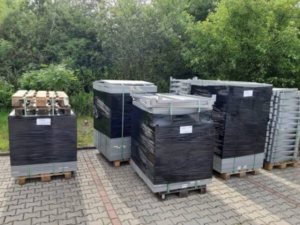 Doppelttiefe Fachbodenregale, SSI Schäfer R4000, Regaltiefe ca. 80cm (2x 40cm) und 1m (2x 50cm), Feldlänge 1m – gebraucht - : – Bild 19