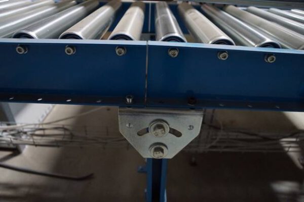 50m Fördertechnik, Rollenbahnen, unangetrieben, mit angetriebenen Kurven – gebraucht - : – Bild 21
