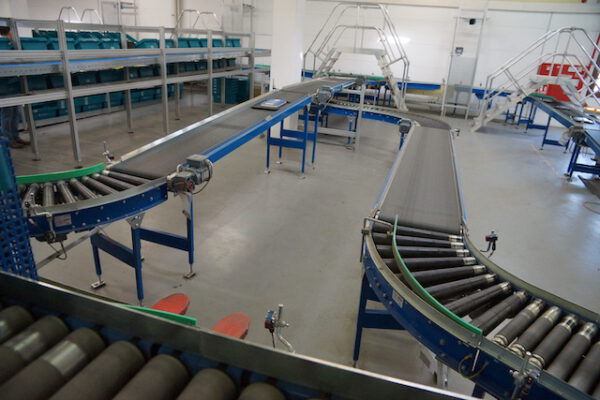 Komplette Fördertechnikanlage, ca. 200m, Rollenbreite 40 und 60cm - gebraucht - : – Bild 21