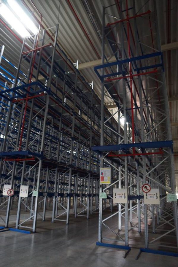 Palettenregal, SSI Schäfer, max. 13.200 Palettenstellplätze, Rahmenhöhen ca. 9,80m bis ca. 10,80m, 800kg pro Palette – gebraucht - :   – Bild 21