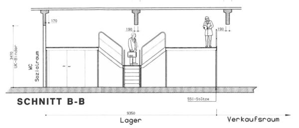 Fachbodenregalanlage, SSI Schäfer Regalanlage R 4000, 2 Ebenen – gebraucht - : lagertechnik