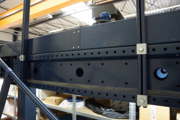 Lagerbühne, Bodenebene plus 2 Ebenen, 500kg/m2, Grundfläche 56m – gebraucht - : – Bild 21