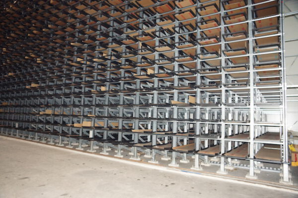 Langgutlagersystem (Wabenlager, Wanderkassettenprinzip) mit Halle (Silobauweise), KASTO, UNICOMPACT 1.5, für bis 6,60m lange Ware, 2.228 Kassetten, 1,5 To / Kassette – gebraucht - : – Bild 28