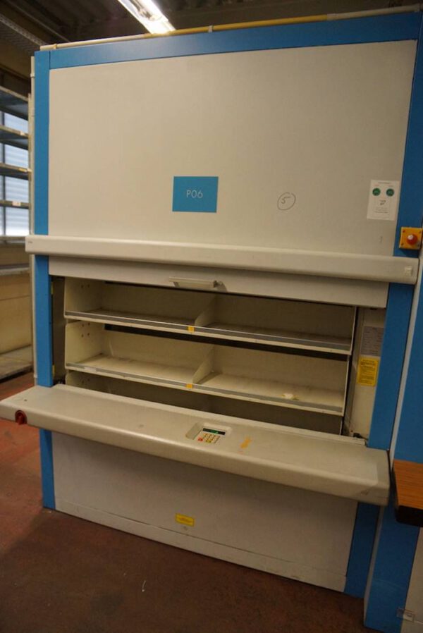 9 Stück Lagerpaternoster, Hänel und Kardex, Höhe zwischen ca. 2,42m und ca. 2,92m, Traglast 80 bis 140kg / Gondel – gebraucht -: – Bild 23