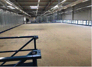 Lagerbühne / Lagerfläche aufliegend auf Fachbodenregalen im Erdgeschoss, ca. 364m2 – gebraucht - : lagertechnik