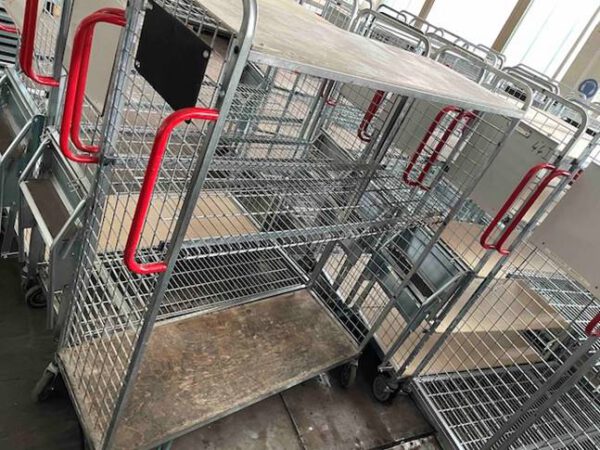 25 Stück Rollwagen, Kommissionierwagen, Wanzl - gebraucht - : – Bild 24