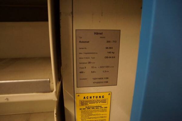 9 Stück Lagerpaternoster, Hänel und Kardex, Höhe zwischen ca. 2,42m und ca. 2,92m, Traglast 80 bis 140kg / Gondel – gebraucht -: – Bild 24